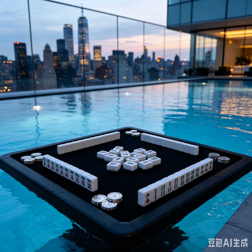 gradient blue mahjong tiles