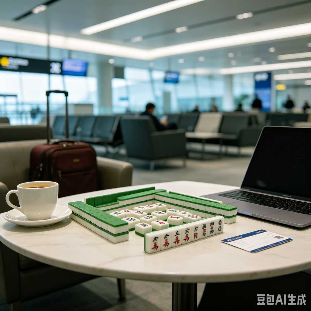 minimal text mahjong set