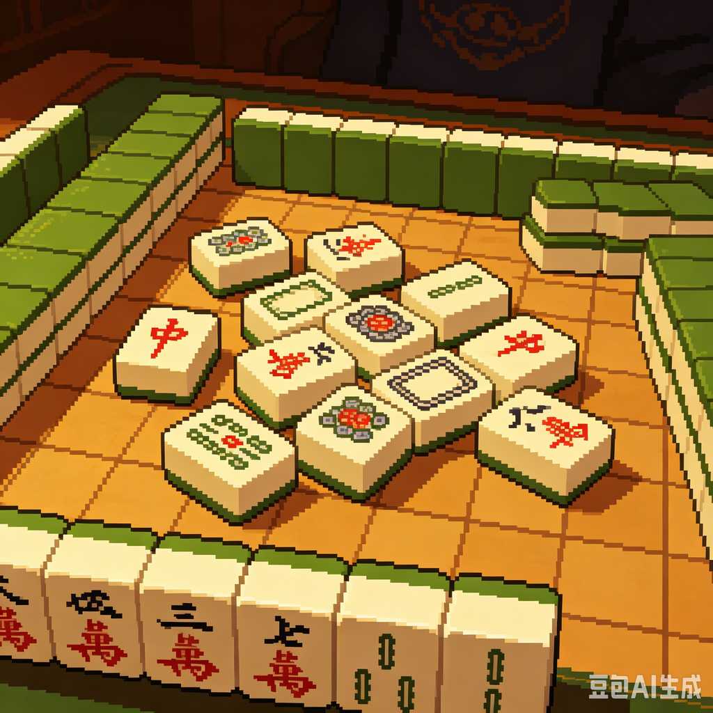 mini pocket mahjong travel set